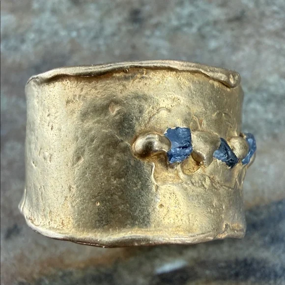Emilie Shapiro sapphire “Rapids Ring”. New with tags.